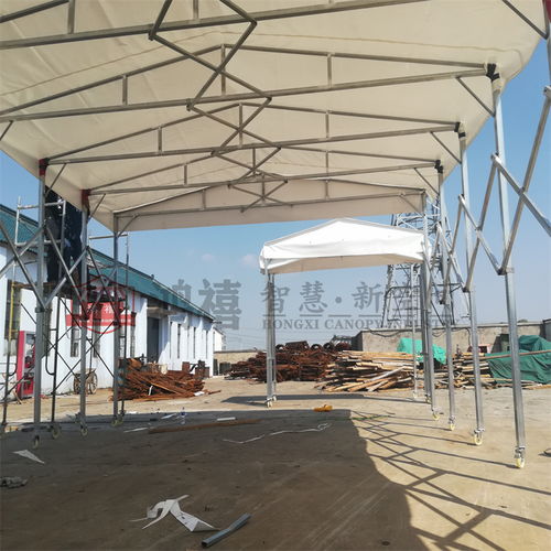 金東移動(dòng)蓬房 伸縮式臨時(shí)堆貨防雨推拉帳篷的實(shí)用解決方案